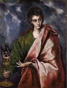 El Greco St John the Evanglist oil